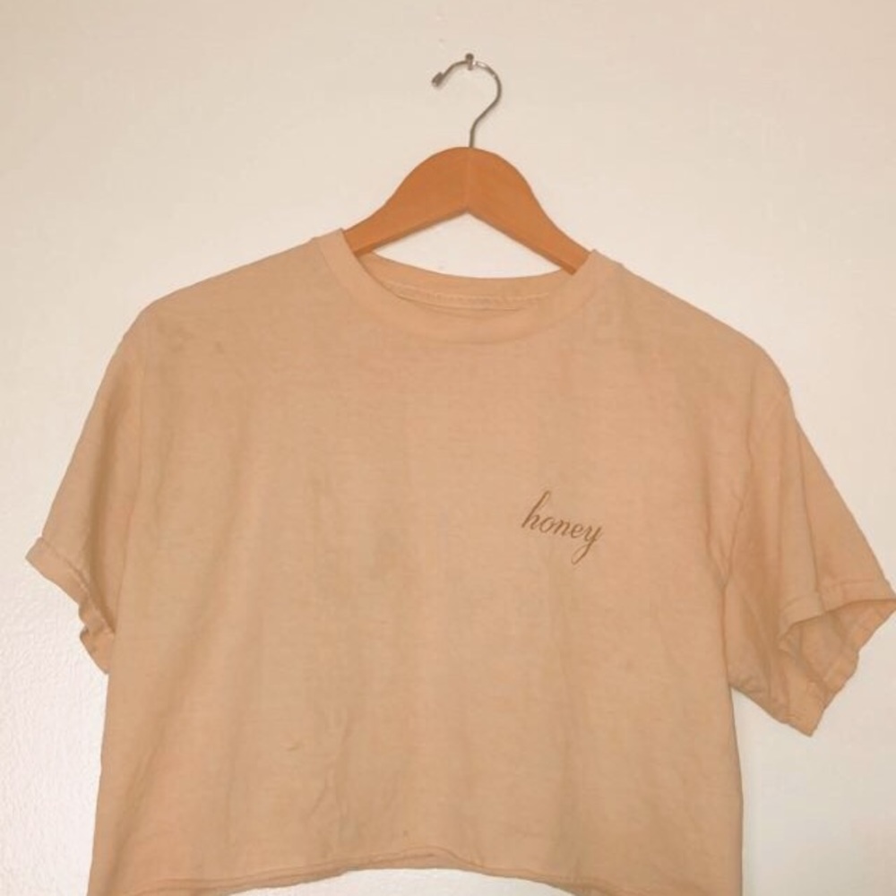 brandy melville honey tee